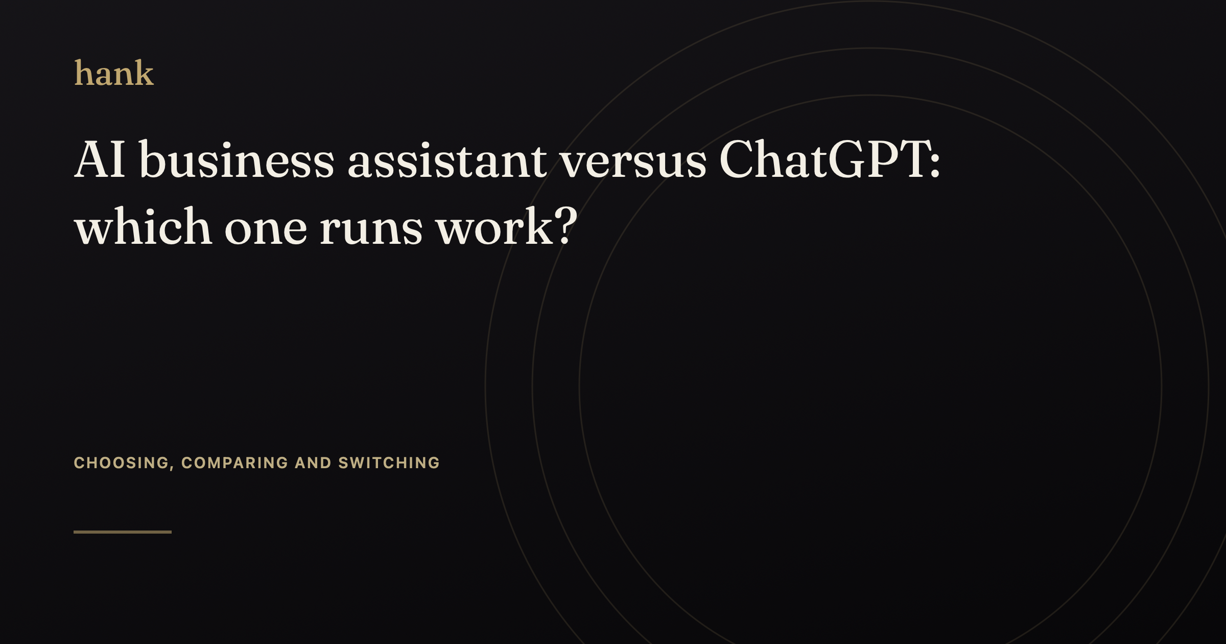 AI business assistant versus ChatGPT: which one runs work? — Digital Hank