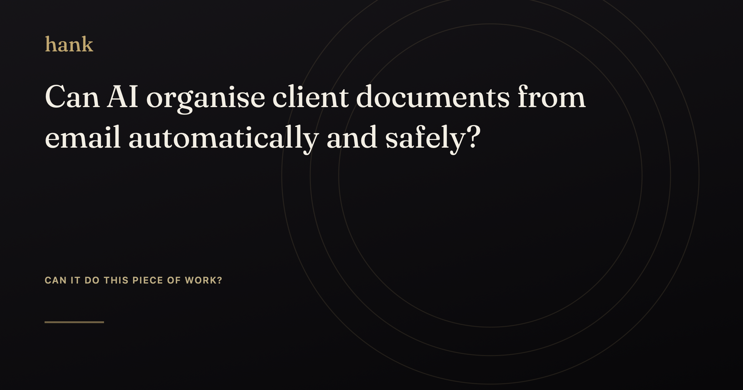 Can AI organise client documents from email automatically and safely? — Digital Hank