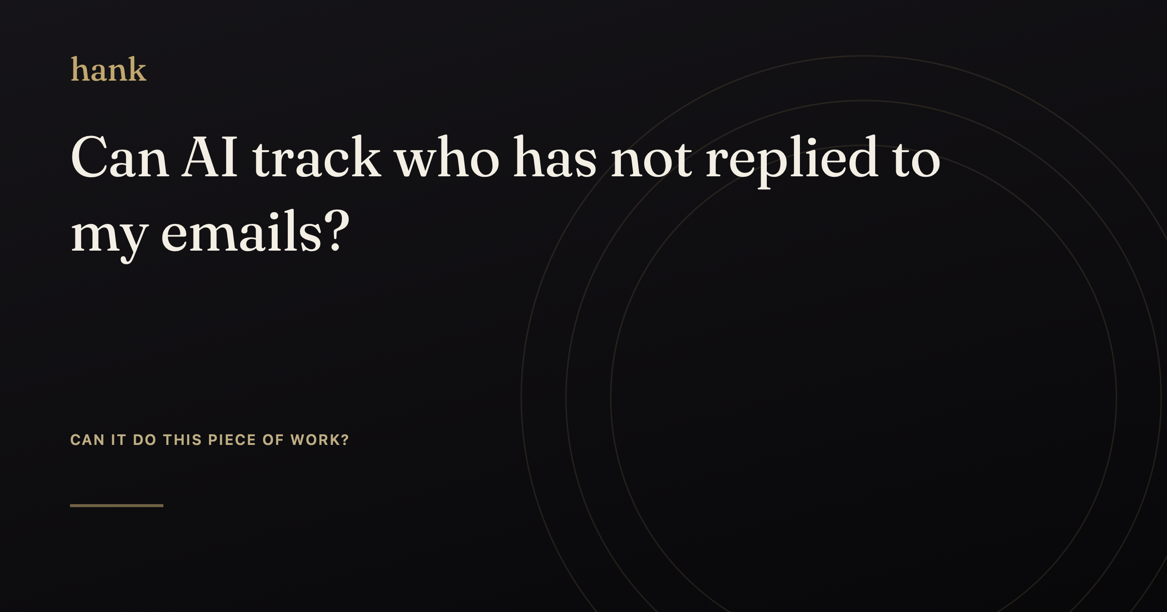 Can AI track who has not replied to my emails? — Digital Hank