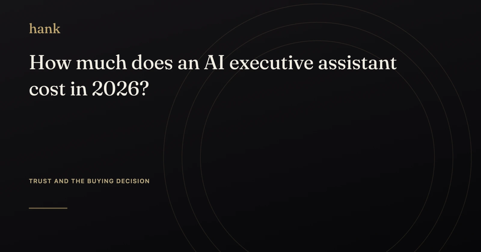 How much does an AI executive assistant cost in 2026? — Digital Hank